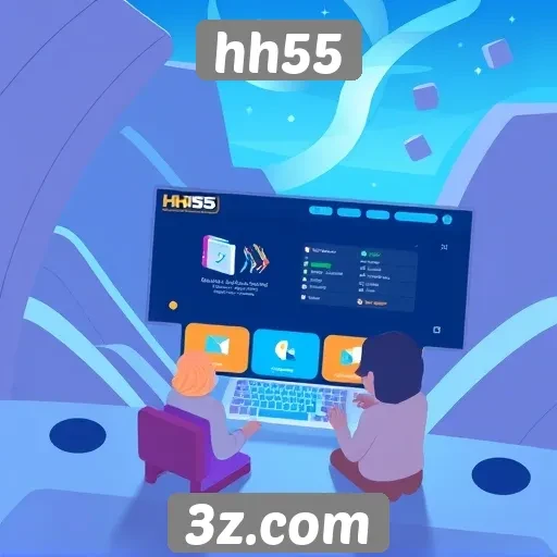 Exploração das novas funcionalidades do site hh55